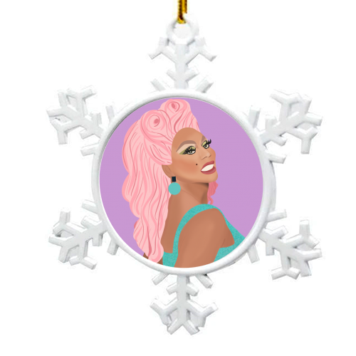 Drag Race - snowflake decoration by Rock and Rose Creative