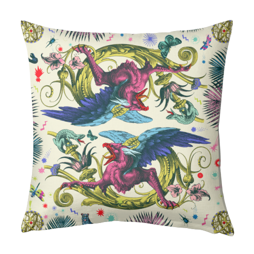 Mythical Beasts - designed cushion by Wallace Elizabeth