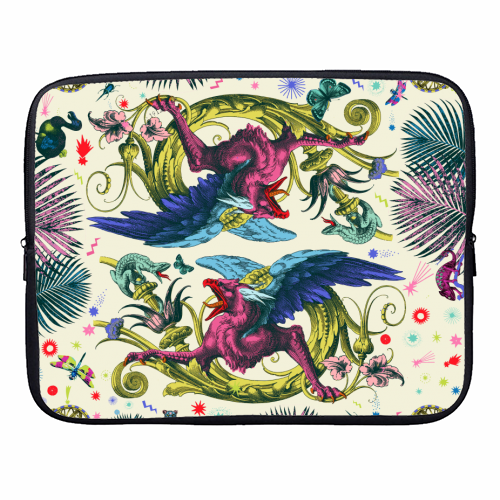 Mythical Beasts - designer laptop sleeve by Wallace Elizabeth