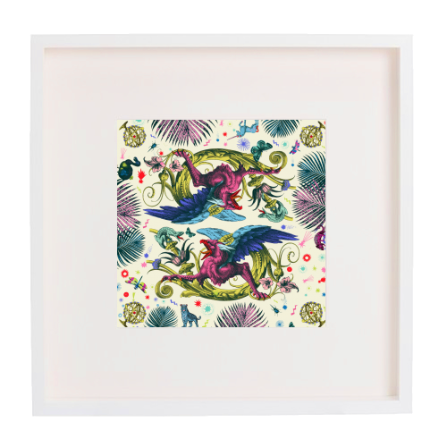 Mythical Beasts - framed poster print by Wallace Elizabeth