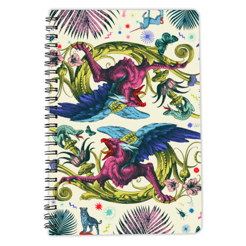 Mythical Beasts - personalised A4, A5, A6 notebook by Wallace Elizabeth