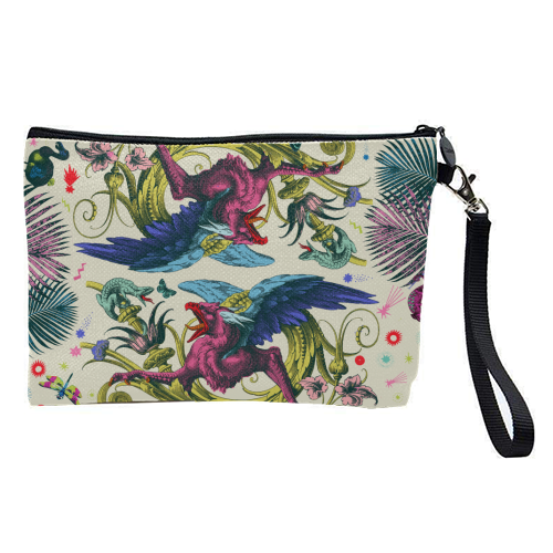 Mythical Beasts - pretty makeup bag by Wallace Elizabeth