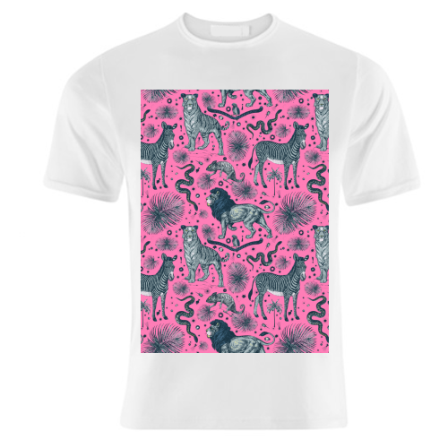Exotic Jungle Animal Print - unique t shirt by Wallace Elizabeth