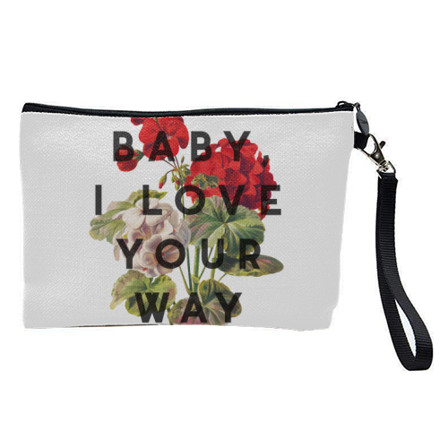 Baby, I Love Your Way - pretty makeup bag by The 13 Prints