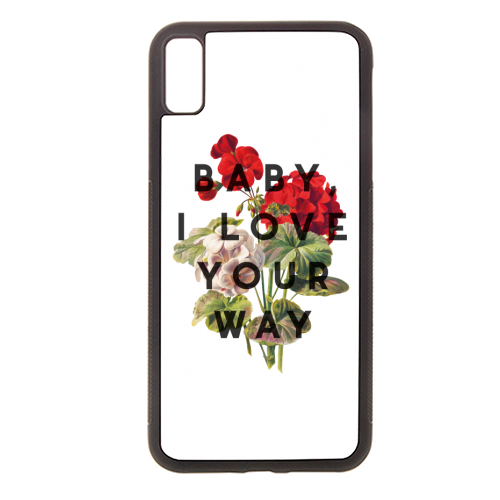 Baby, I Love Your Way - stylish phone case by The 13 Prints