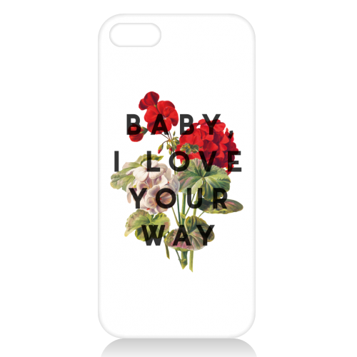 Baby, I Love Your Way - unique phone case by The 13 Prints