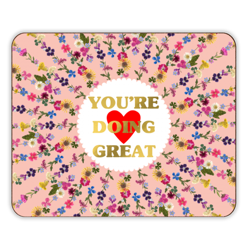 YOU'RE DOING GREAT - designer placemat by PEARL & CLOVER