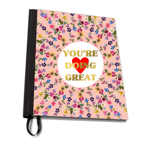 YOU'RE DOING GREAT - personalised A4, A5, A6 notebook by PEARL & CLOVER