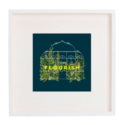 FLOURISH - framed poster print by PEARL & CLOVER