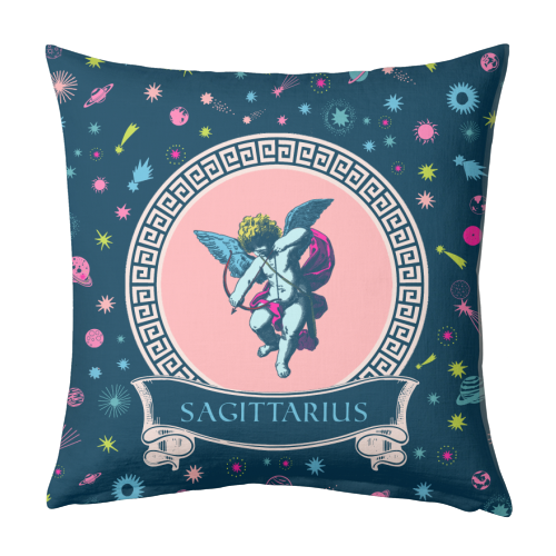 Sagittarius - designed cushion by Wallace Elizabeth