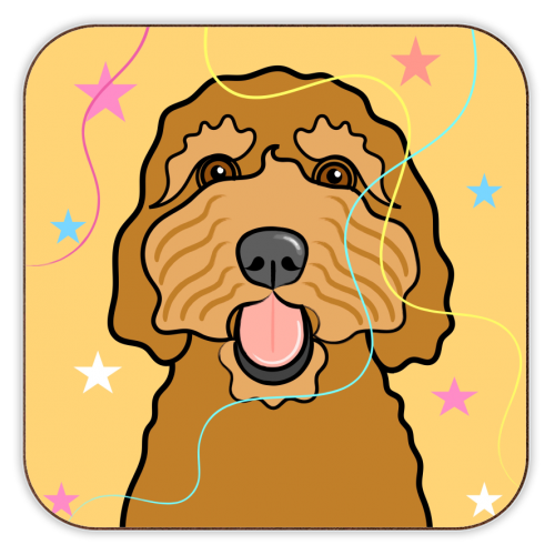 Pawsome Birthday Wishes - personalised beer coaster by Adam Regester