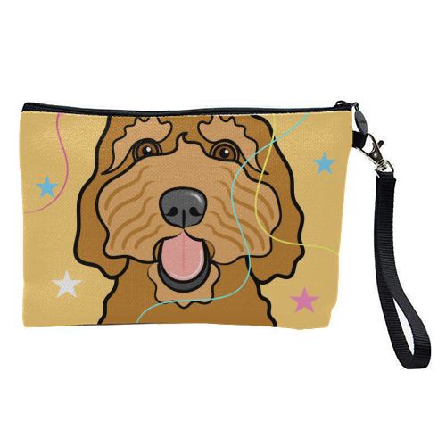 Pawsome Birthday Wishes - pretty makeup bag by Adam Regester