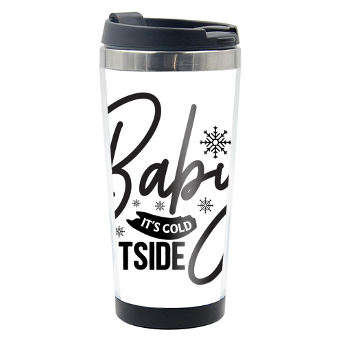 Baby it's cold outside - photo water bottle by haris kavalla
