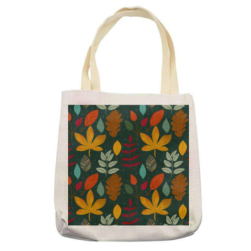 autumn colors - printed tote bag by haris kavalla