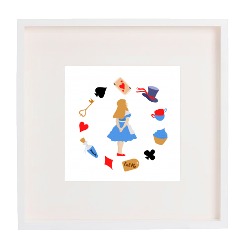 Alice n - framed poster print by haris kavalla
