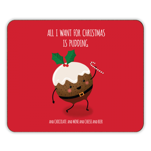 Christmas Pudding - designer placemat by Mandy Kippax
