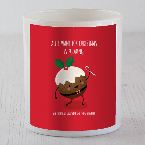 Christmas Pudding - scented candle by Mandy Kippax