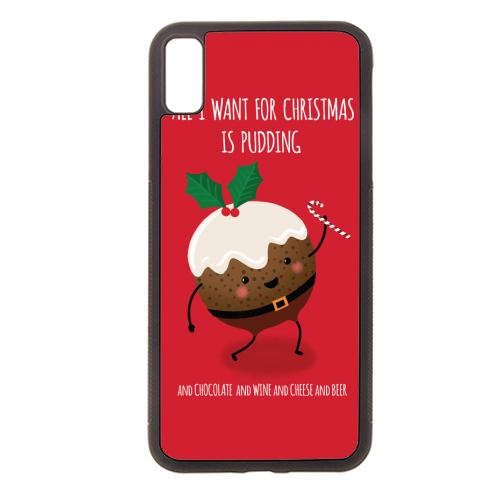 Christmas Pudding - stylish phone case by Mandy Kippax