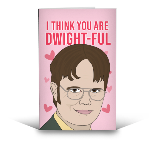 Dwight Schrute - The Office - funny greeting card by Bonne Nouvelle
