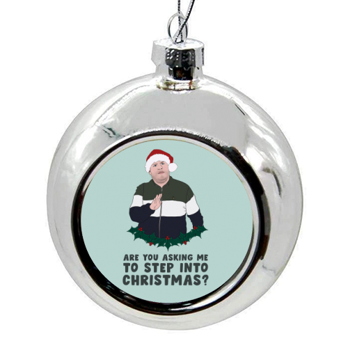 Gavin & Stacey Christmas - Smithy Step Into Christmas - colourful christmas bauble by Bonne Nouvelle