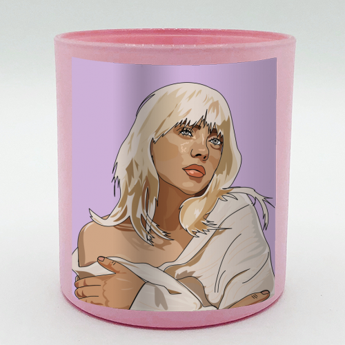 Billie Eilish Collection - scented candle by Catherine Critchley.