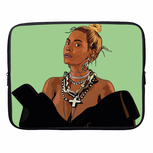 Beyonce Collection - designer laptop sleeve by Catherine Critchley.