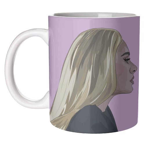 Adele Collection - unique mug by Catherine Critchley.