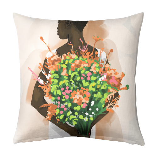 Come What May - designed cushion by Uma Prabhakar Gokhale