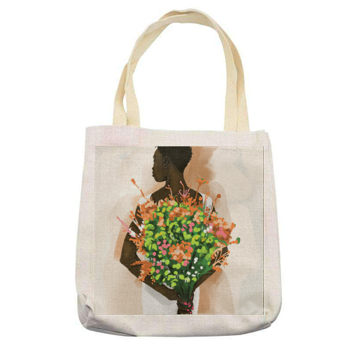 Come What May - printed tote bag by Uma Prabhakar Gokhale