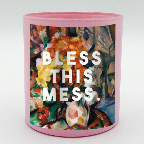Bless This Mess - scented candle by The 13 Prints