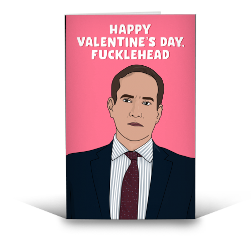 Fucklehead - funny greeting card by Pink and Pip