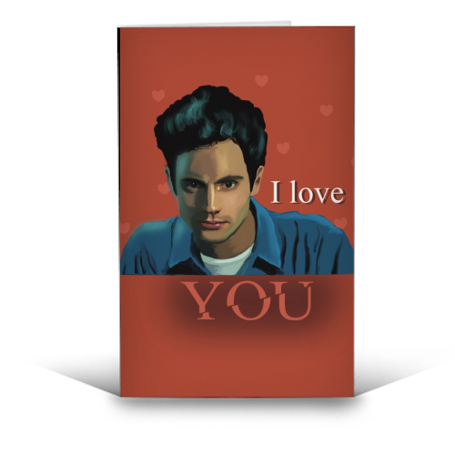 I love YOU Netflix Series - funny greeting card by Giddy Kipper