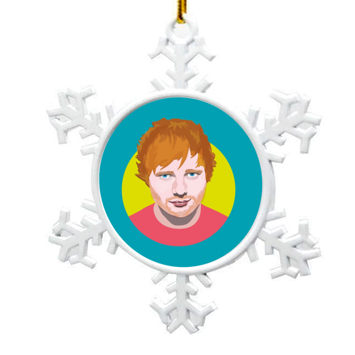 ED SHEERAN - TURQUOISE - snowflake decoration by SABI KOZ