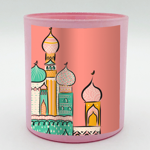 Original Mosque Print - scented candle by Lisa Wardle