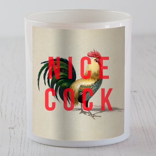 Nice Cock - scented candle by The 13 Prints
