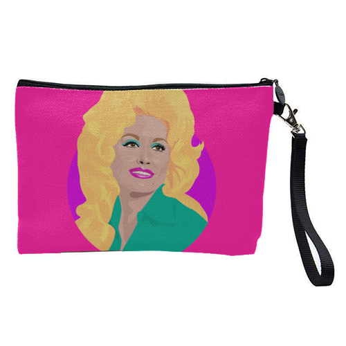 Dolly Parton - Hot Pink - pretty makeup bag by SABI KOZ