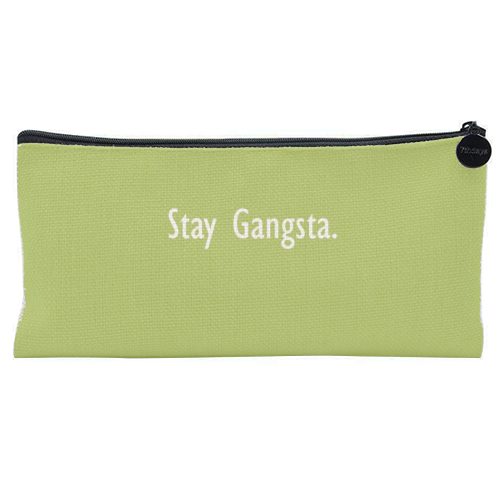 Stay Gangsta - flat pencil case by Giddy Kipper