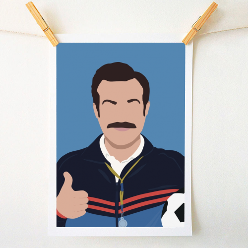 Ted Lasso - A1 - A4 art print by Cheryl Boland