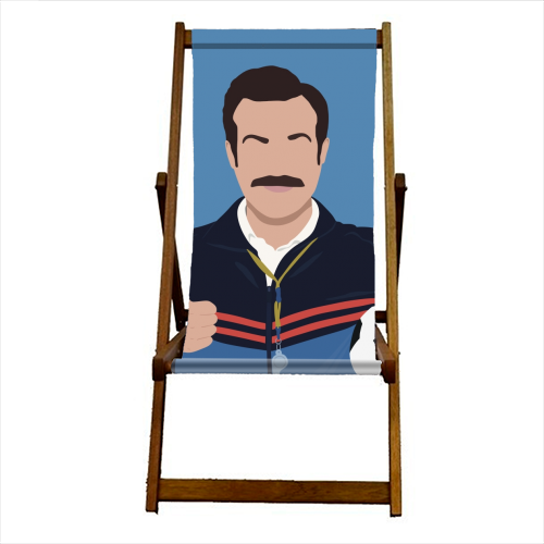 Ted Lasso - canvas deck chair by Cheryl Boland