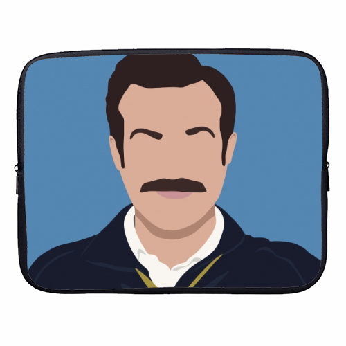 Ted Lasso - designer laptop sleeve by Cheryl Boland