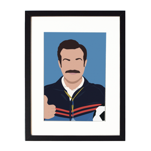 Ted Lasso - framed poster print by Cheryl Boland