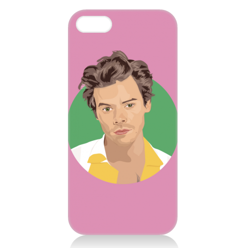 Harry Styles - Pink - unique phone case by SABI KOZ