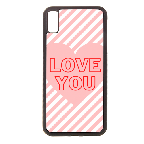 Love you - stylish phone case by Proper Job Studio