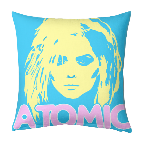 Atomic Blondie - designed cushion by Bite Your Granny