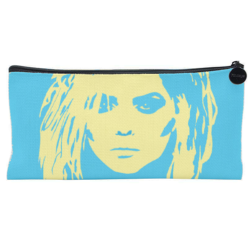 Atomic Blondie - flat pencil case by Bite Your Granny