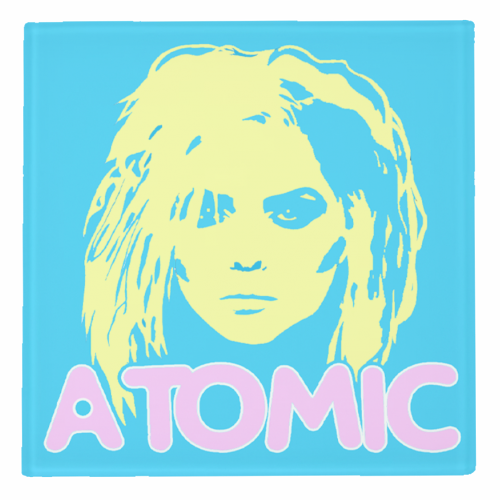 Atomic Blondie - personalised beer coaster by Bite Your Granny