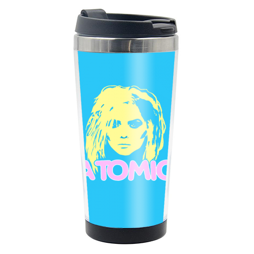 Atomic Blondie - photo water bottle by Bite Your Granny