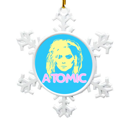 Atomic Blondie - snowflake decoration by Bite Your Granny