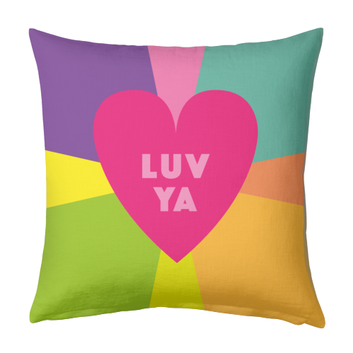 LUV YA BABE Valentines and friendship gifts - designed cushion by SABI KOZ