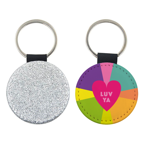 LUV YA BABE Valentines and friendship gifts - personalised picture keyring by SABI KOZ